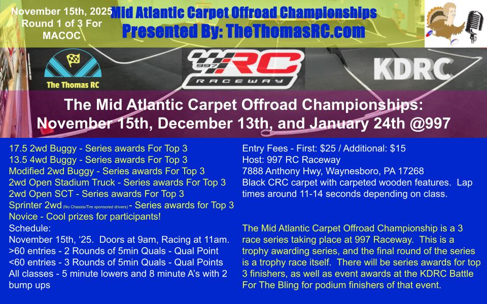 Entry: November 15th at 997RC