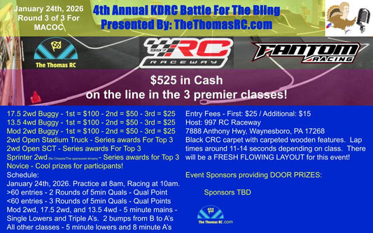 Entry: January 24th at 997RC