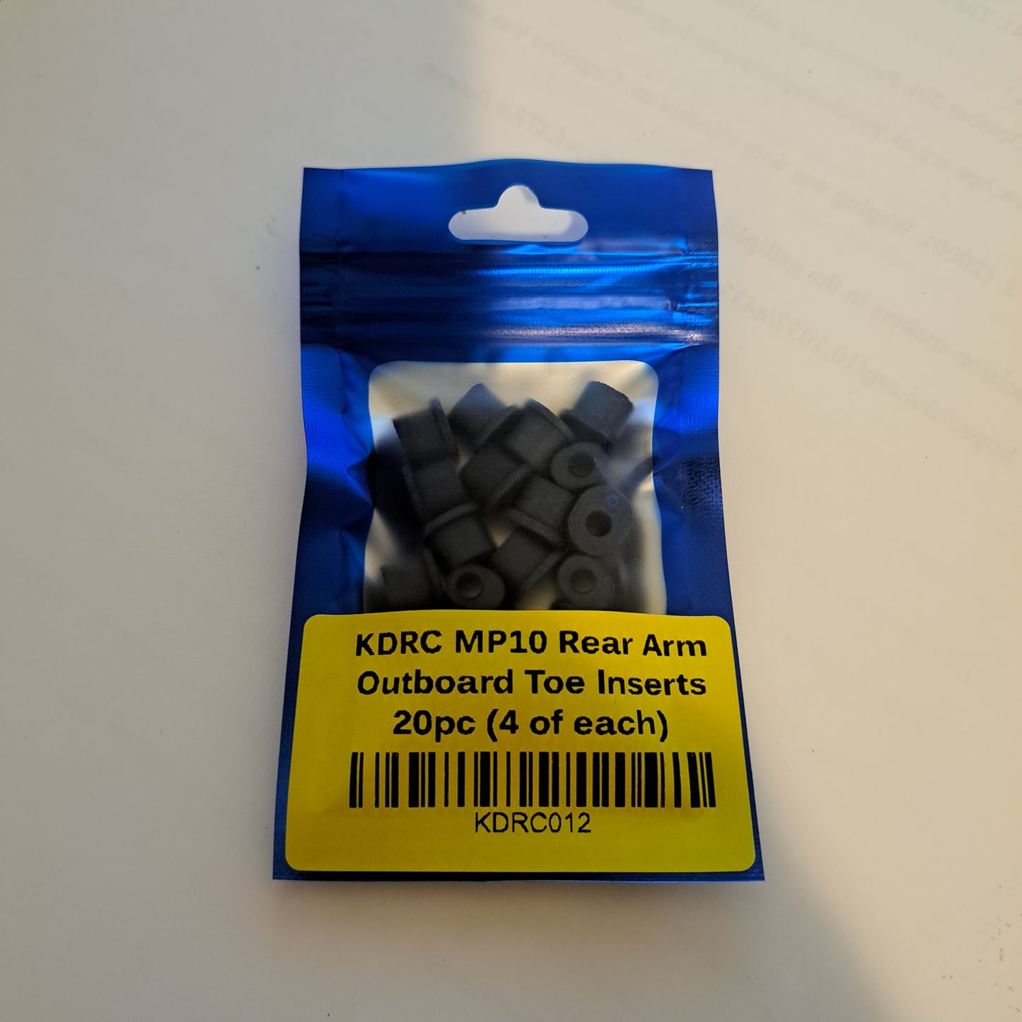KDRC MP10 Rear Arm Outboard Toe Inserts